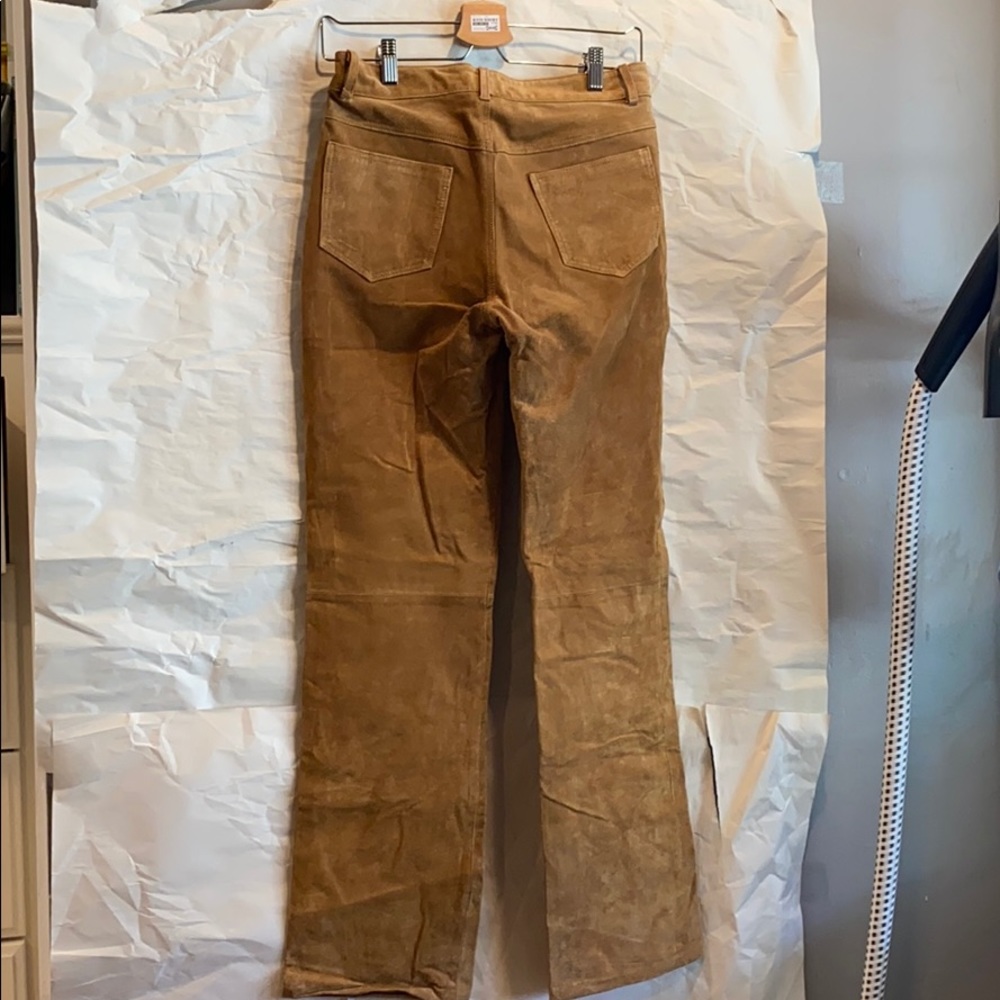 Suede Pants